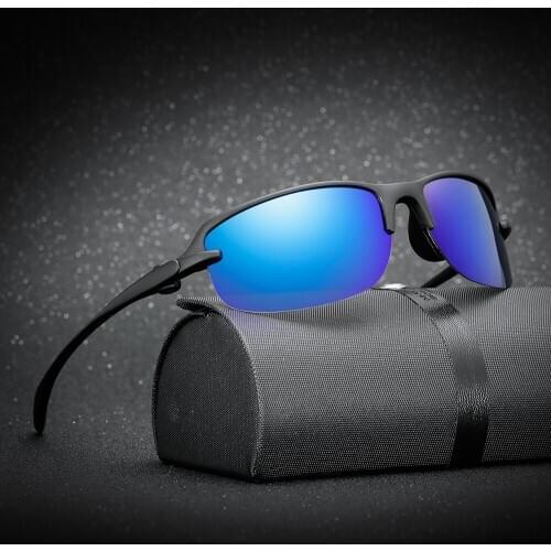 NOMANOV 2018 NEW Rimless Sports Multicolor Colorful Mirror Lenses Polarized Sunglasses Anti-wind UV Sports Goggles