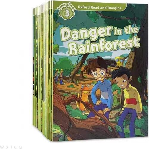 20PCS/Set Oxford Read and Imagine Level 3 Graded Reading Technology Nature Art Social Science Kids English Story Picture Book