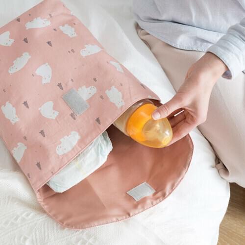 Diapering Toilet Training Packages Mini Waterproof Wet Dry Bag for Baby Infant Cloth Diaper Nappy Pouch Reusable