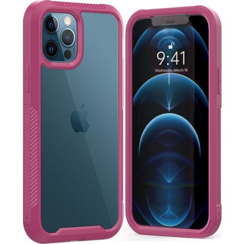 Shockproof Bumper Transparent Clear Phone Case For iPhone 12 11 Pro Max X XR XS Max 6S 7 8 Plus SE TPU Cases PC Back Phone Cover