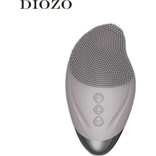 DIOZO Facial Cleansing Brush Electric Silicone Deep Cleansing Instrument Face Cleanser Brush