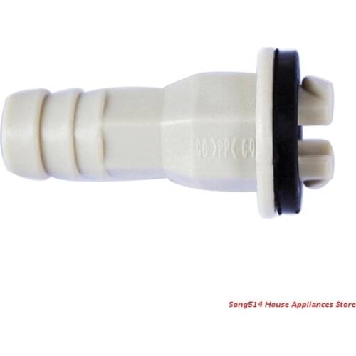 Drain Hose Connector Elbow Drain Hose Nozzle 17mm/0.67in w/ Rubber Ring for MEDIA No Leaking Easy to Install