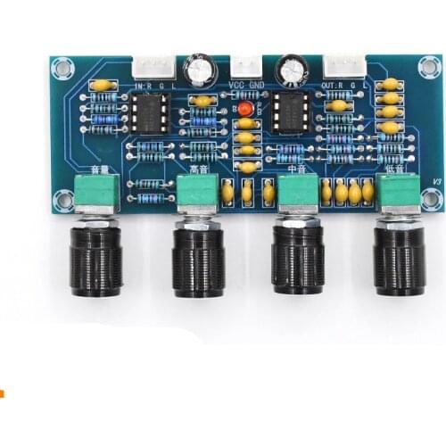 XH-A901 NE5532 Tone Board preamp Pre-amp With treble bass volume adjustment pre-amplifier Tone Controller For amplifier Board