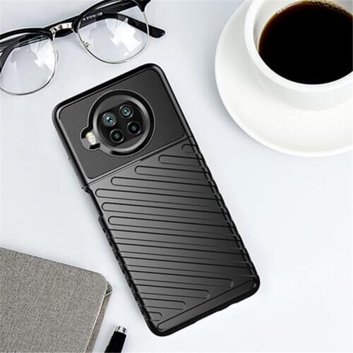Rugged Fiber Shield Cover For Xiaomi Mi 10T Lite 5G Case Carbon Fiber Cover For Xiaomi Mi 10T Lite 5G Case For Mi 10T Lite Case