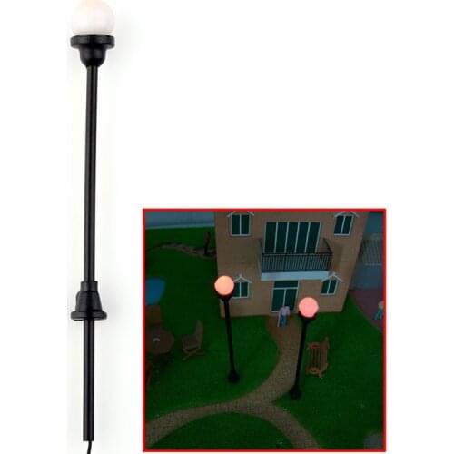 SCALE RAILWAY LAYOUT STREET LEDS LAMPPOSTS/LIGHTS LAMPS ARCHITECTURAL MODEL MAKING TRAIN SCENERY