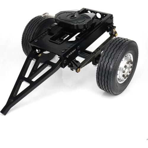 1/14 Rc Truck Transit Trailer Semi-trailer Model Single Axle Small Trailer Dump Truck with RC LESU