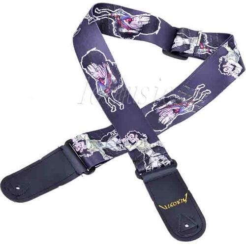 1Pcs Strap Printed Cool Michael Jackson Pattern For Guitar and Bass Replacement