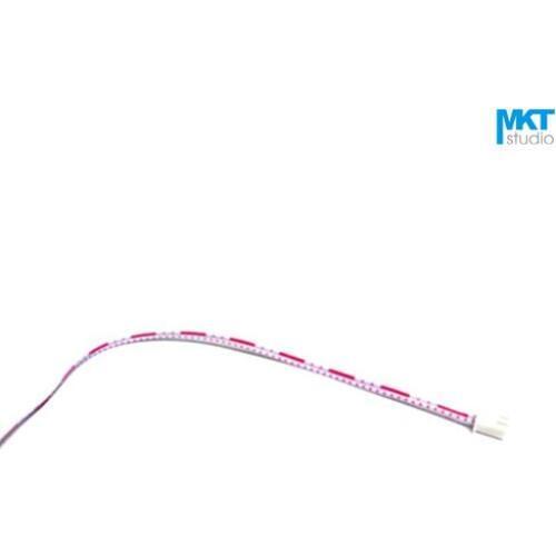 100Pcs 15cm Single XH2.54 Header AWG26 Red White Wire Cable 2P