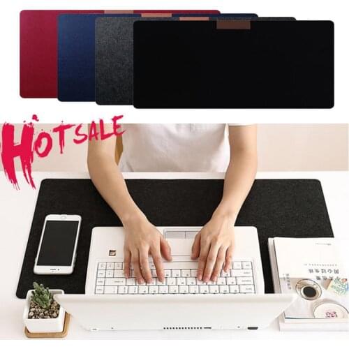 700*330mm Large Office Computer Desk Mat Modern Table Keyboard Mouse Pad Wool Felt Laptop Cushion Desk Mat Gamer Mousepad Mat
