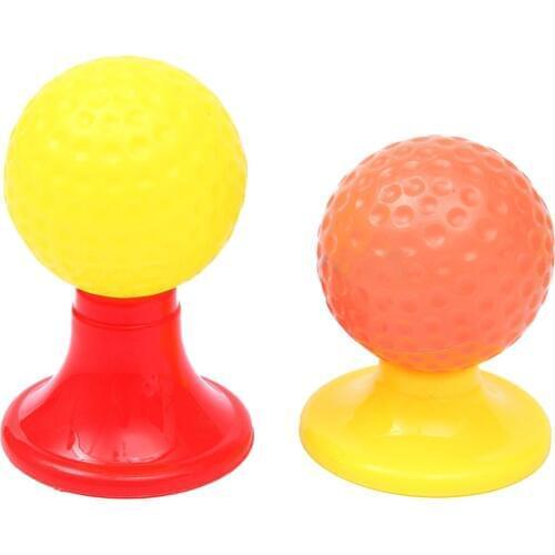 ABWE Best Sale Golf Set Putter Plastic 3 Balls + 2 Tees + 3 golf Cue+ Golf Hole Kids Toy