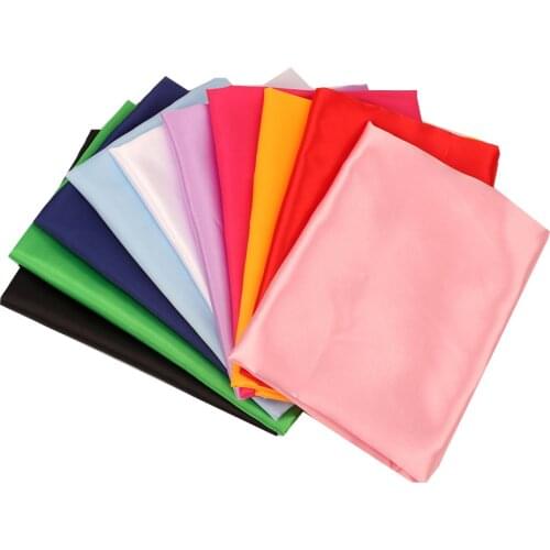 Satin Sewing Fabric Dress Fabric Imitated Silk Gift Box Lining Polyester Fabric Satin Textile Sewing Satin Fabric