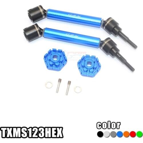 RC Model Car GPM Parts 1/10 MAXX 89076-4 Bigfoot Upgrade Accessories Metal Aluminum Alloy CVD+ Dragon Claw Hexagonal Joint