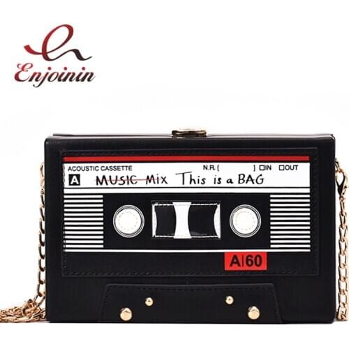 Tape Design Box Style Ladies Casual Clutch Bag Chain Purse Women Handbag Crossbody Mini Bag Shoulder Bag Leather Designer Bag