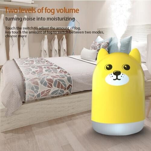 ELOOLE 300ML USB Mini Portable Air Humidifier Aromatherapy Diffuser Atomizer Moisturizing Air Purifier Nano Fine Spray Bedroom