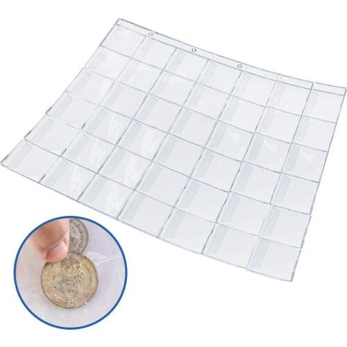 Coin collection Album page below Coins have Anti-slip cover Coin Hold Book Coin collection live page1 Sheet 20/ 30/42 cells