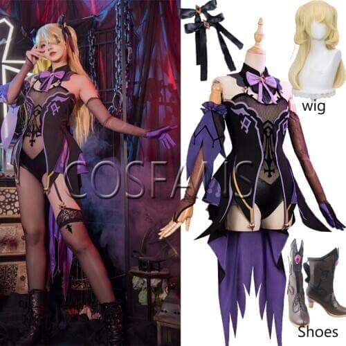 Fischl Genshin Impact Cosplay Fischl Cosplay Costume archduchess princess siren Fischl Cosplay costume dress female Halloween