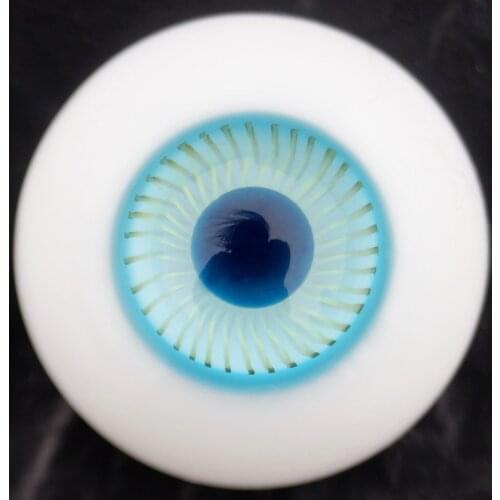 BJD Glass 18mm Round Blue Eyes Eyeball Reborn Baby Doll Makeup Jewelry Use Taxidermy Steampunk Craft s