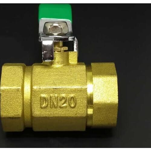 1/2" 3/4" 1" BSP Female Thread Brass Ball Valve Pipe Fitting Connector