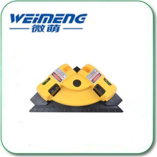 Weimeng brand New arrival right 90 degree high quality Vertical & Horizontal Laser Level 1.5V battery laser Measurement tool