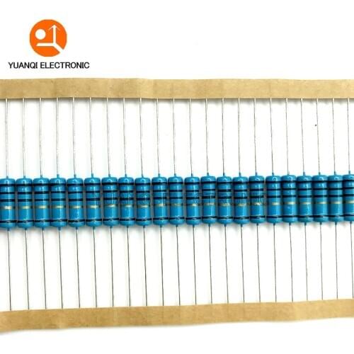 20pcs 2W Metal film resistor 1% 390R 430R 470R 510R 560R 620R 680R 750R 820R 910R 390 430 470 510 560 620 680 750 820 910 ohm