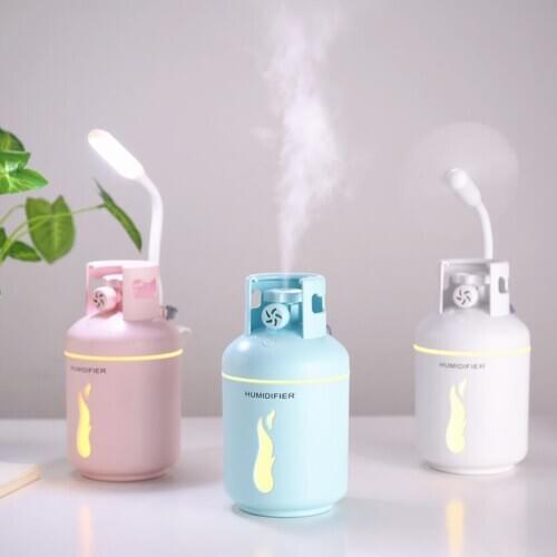 Mini Gas Tank Shape Humidifier Aroma Diffuser 7 Color change for Home Gifts