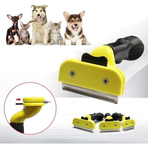 Pet Hair Shedding Comb Trimmer Dog Cat Grooming Tool Removal Brush for Puppy Kitten Health BeautyCare Trimmer Combs Supply