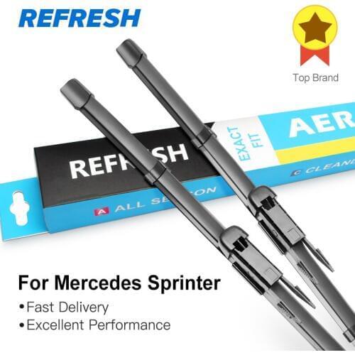 REFRESH Wiper Blades for Mercedes Benz Sprinter W901 W902 W906 Model Year from 1995 to 2016