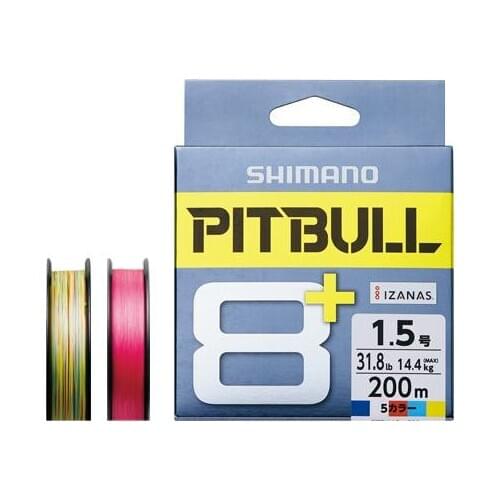 2020 SHIMANO PITBULL 8+ Fishing Line LD-M51T 150M 8 Strands Pink Color Japan PE Line HEATSINK COATING Fishing Tackle 18.5LB 43LB
