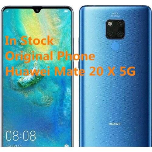 Global Version 7.2" Full Screen Huawei Mate 20 X 5G EVR-N29 MobilePhone Andorid 9.0 Kirin 980 40.0MP NFC IP53 Quick ChargerPhone