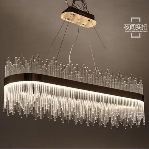 Modern Luxury Glass Led Pendant Light Dining Room Led Dimmable Pendant Lamp Lustre Gold Metal Suspension Lamp Fixtures Lamparas