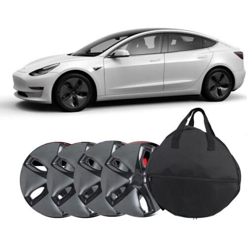 Wheel Cap Storage bag Portable Oxford Cloth storage bag For Tesla Model 3 Wheel Cap Carrying Bag Protctor