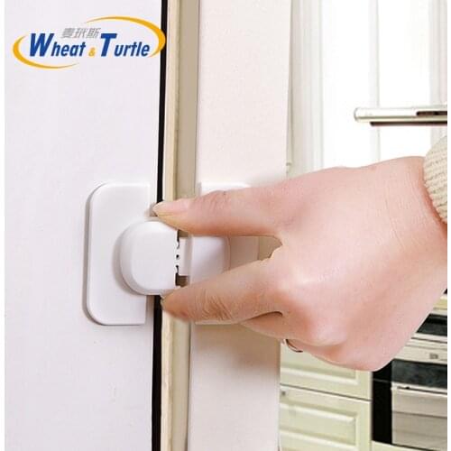 2Pcs/Lot Environmentally Friendly ABS Infant Baby Kids Safety Care Lock Cupbord Cabinets Fridge Toilet Infant Safety Protector