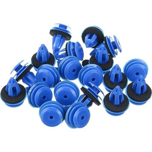 20pcs For Land Rover Evoque Front Rear Wheel Arch Trim Clips Door Guard Fastener Fender Retainer Rivets