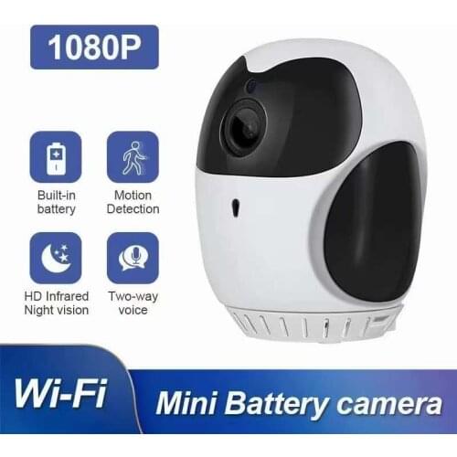 2MP 1080P Battery Power Wireless Intercom IP Camera IR Night Vision Motion Detection Portable Home Security Baby Monitor