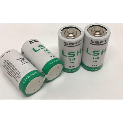 5pcs/lot SAFT LSH14 C Size 3.6V 58000mAh Lithium Battery Non-rechargeable Ventilator Batteries Cell LSH 14 Made in France