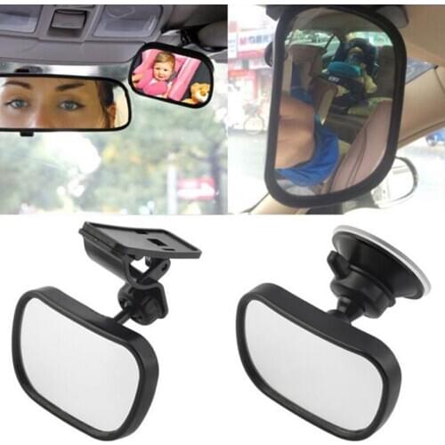 2 in 1 Mini Car Safety Back Seat Rearview Adjustable Mirror Rear Ward Child Infant Safety Baby Kids Monitor Car Accessories