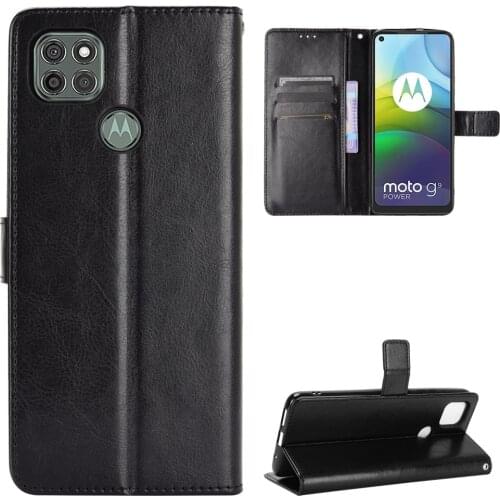 For Motorola Moto G9 Power Case classic Flip Luxury PU Leather Phone Case For Motorola Moto G9 Power Case Cover 6.8"