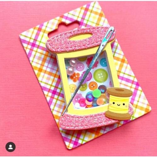 KLJUYP Spool Thread Shaker Metal Cutting Dies Scrapbook Paper Craft Decoration dies scrapbooking