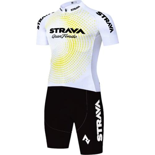 2021 Strava cycling skinsuit one piece triathlon suit men Breathable tenue velo homme ​20D mono ciclismo hombre