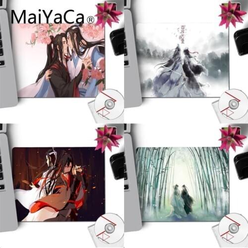 MaiYaCa Mo Dao Zu Shi MDZS Computer Gaming Mousemats Simple Design Speed Gaming Mouse Pads 18x22cm desk mat