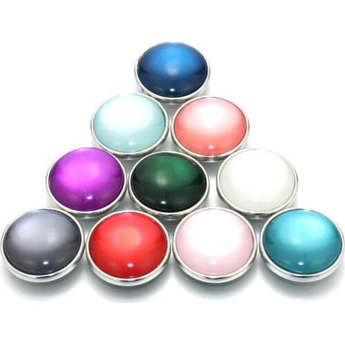 10pcs/lot DIY Mix Round 18MM 20MM Snap Buttons With Zinc Alloy Botton for Snaps Bracelets fit Boom Life Snaps Jewelry 5446