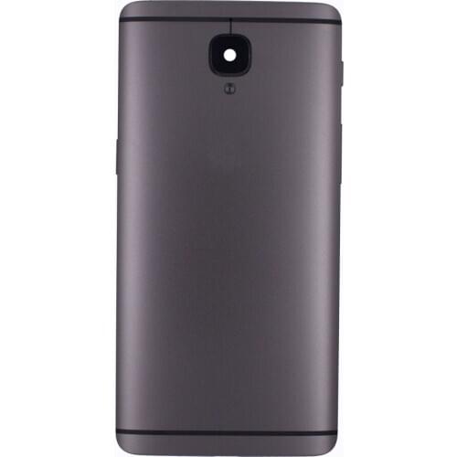 For OnePlus 3 Battery Door+Volume Button+Power Button+Mute Button+Vibration Flex Cable+Rear Camera Lens(Gray)