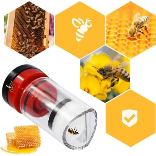 2PCS/Lot One-Handed Queen Bee Marker Bottle for Queen Bee Beekeeping Marking Cage