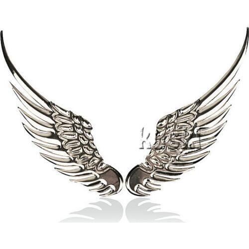 Metal 3D Wings Car Styling Sticker For Opel Astra H J G Insignia Mokka Vectra C Lada Granta Kalina Priora Accessories Car-Stylng