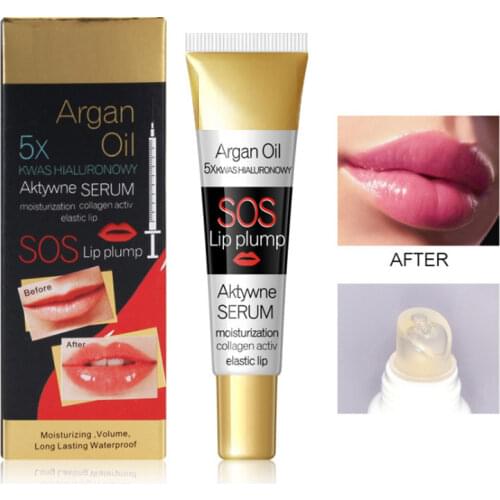 Instant Volumising Lip Plumper Moisturizing Lip Repairing Reduce Lip Fine Lines Brighten Lip Color Collagen Lip Plumper Oil