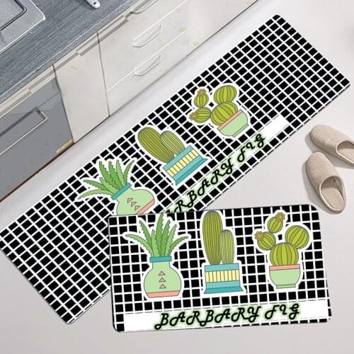 Cheaper Kitchen Carpet Mat Non-slip Modern Area Rugs Carpets for Living Room Balcony Bathroom Printed Entrance Doormat Bath Mat