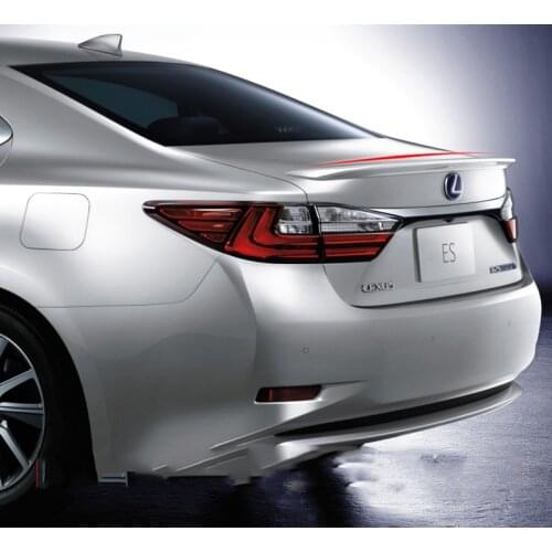 SHCHCG ABS Plastic Unpainted Primer Color Rear Boot Trunk Lip Wing Spoiler For Lexus ES250 ES300 ES350 2012 2013 2014 2015
