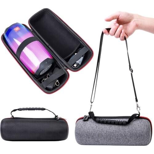 Newest EVA Pouch Bag For JBL Pulse 4 Travel Protective Case Cover for JBL Pulse4 Bluetooth Speaker Extra Space Plug & Cables