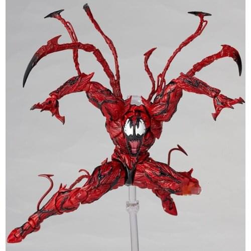Red Venom Carnage Articulate Joints Movable Action Figure Model Toys