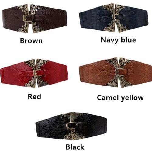 Crocodile Pattern Women Belt Fashion Adjustable Waist Belt Pu Leather Metal Buckle Pin Belt For Ladies Dress Wild Waistband